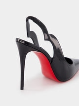 Hot Chick Sling 100 mm Leather Pumps