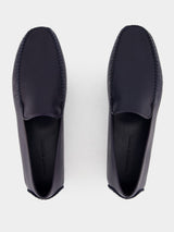 Mayfair Navy Leather Loafers