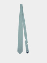 Diagonal Gancini Silk Tie