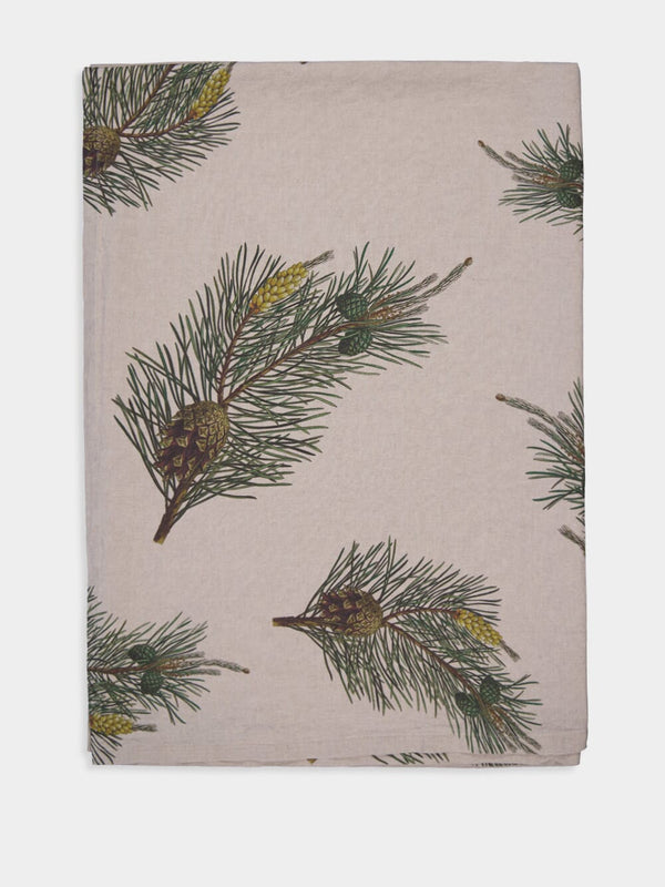 Pine Linen Tablecloth
