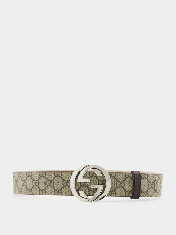 GG Supreme Canvas Buckle Belt