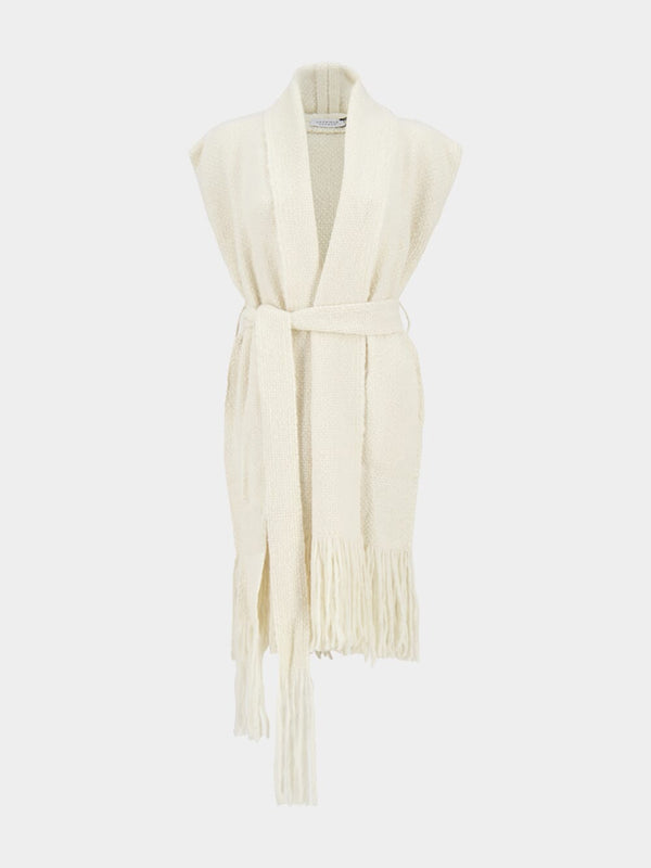 Teagan Fringed Cashmere Vest