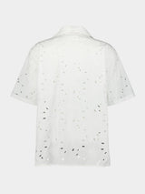 San Gallo Lace Cotton Shirt