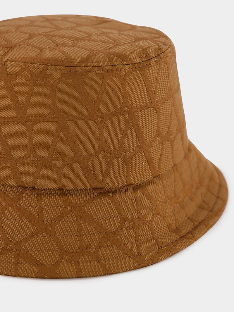 Iconographe Print Brown Bucket Hat