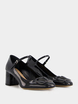 VLogo 60mm Mary Jane Leather Pumps