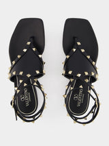 Rockstud Thong-Strap Sandals