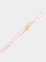 Rose and Cappuccino Reversible VLogo Signature 10mm Belt