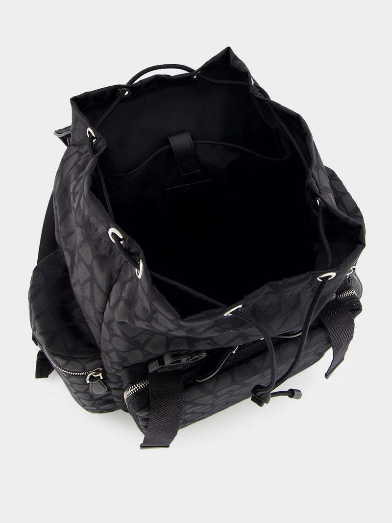 Buckled Foldover Top Backpack