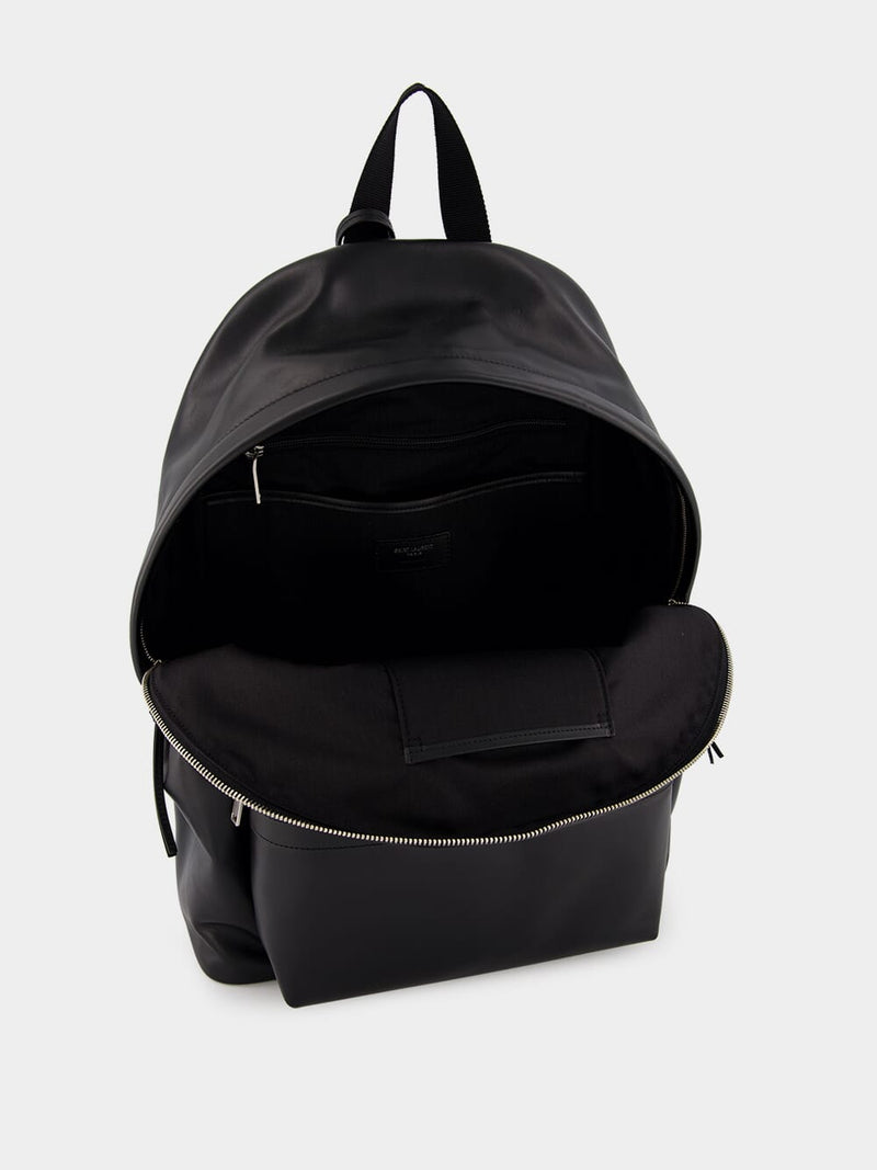 City Matte Leather Backpack