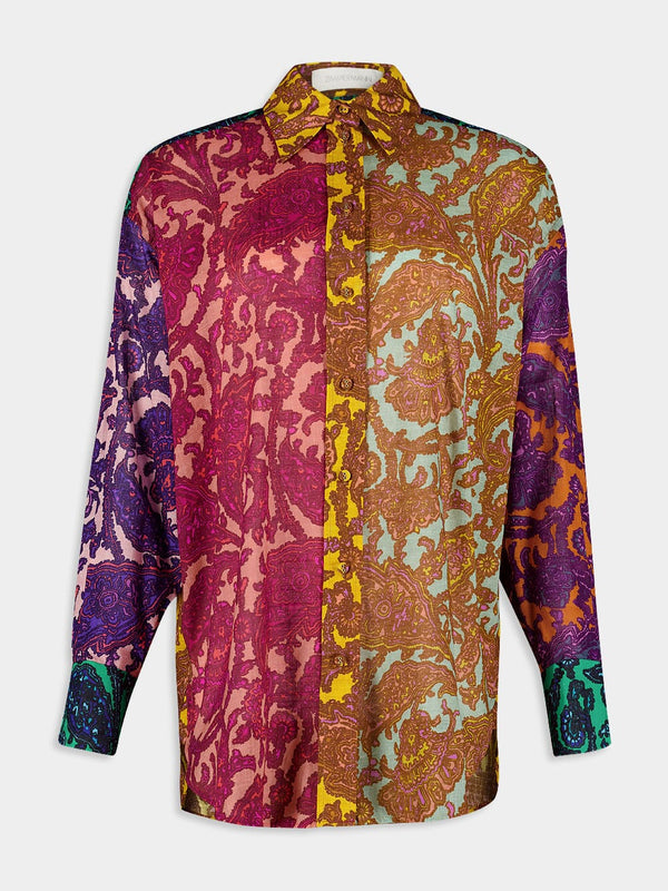 Eclectic Print Voile Shirt