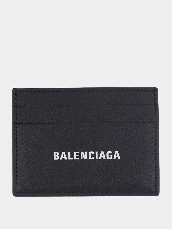 Black Leather Card Holder