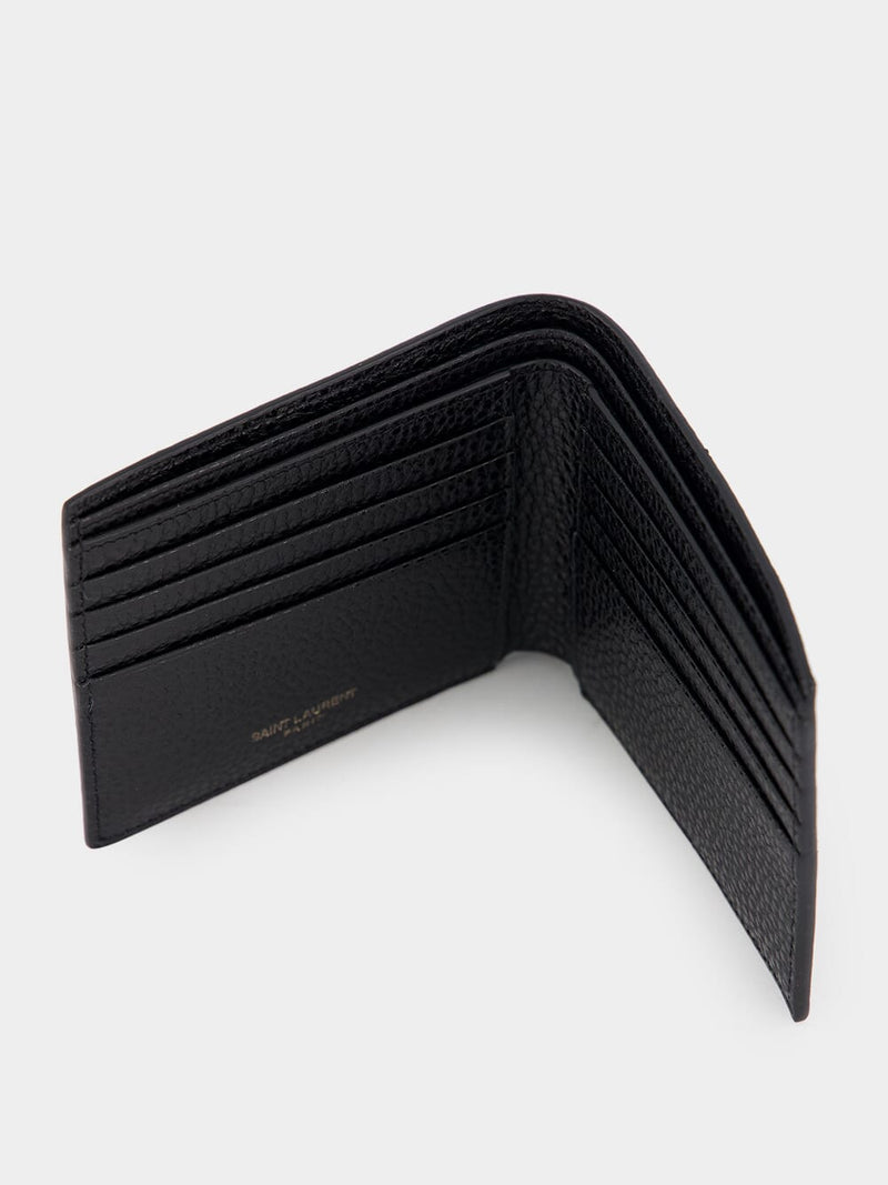 Cassandre East/West Grained Leather Wallet