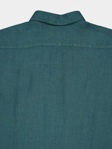 Teal Linen Shirt