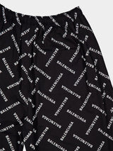 All-Over Logo Print Pajama Pants