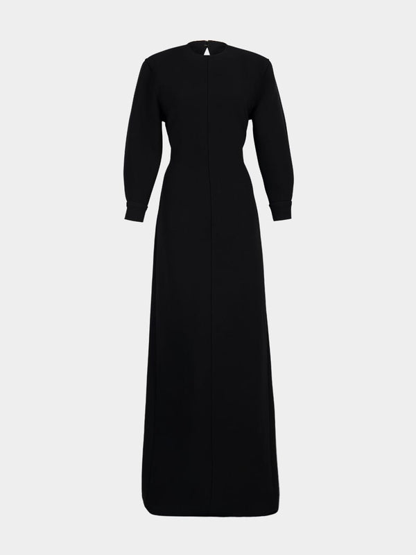 Cut-Out Back Knot Detailed Maxi Dress