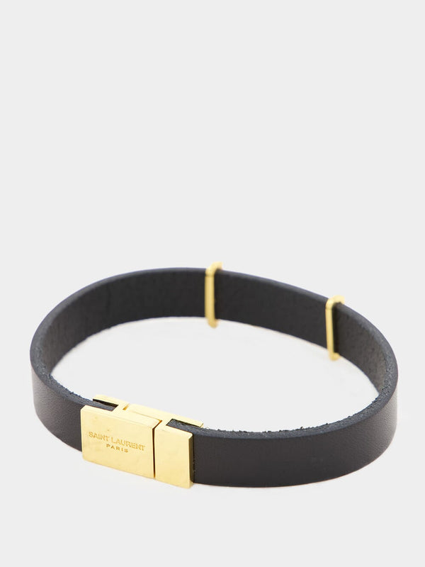 Cassandre Gold Leather Bracelet