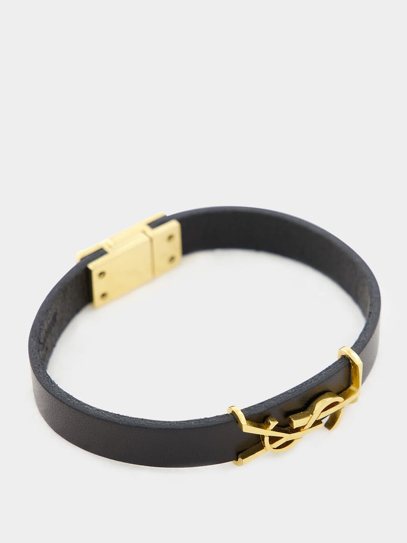 Cassandre Gold Leather Bracelet