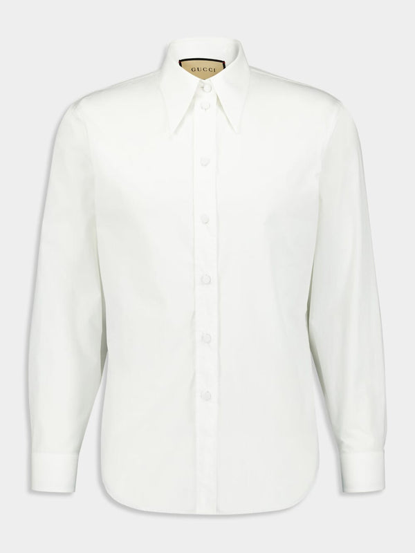 Poplin cotton shirt