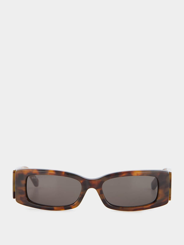 Tortoiseshell Rectangle Sunglasses