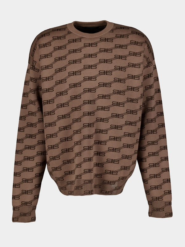 BB Icon Patterned Knit Jumper