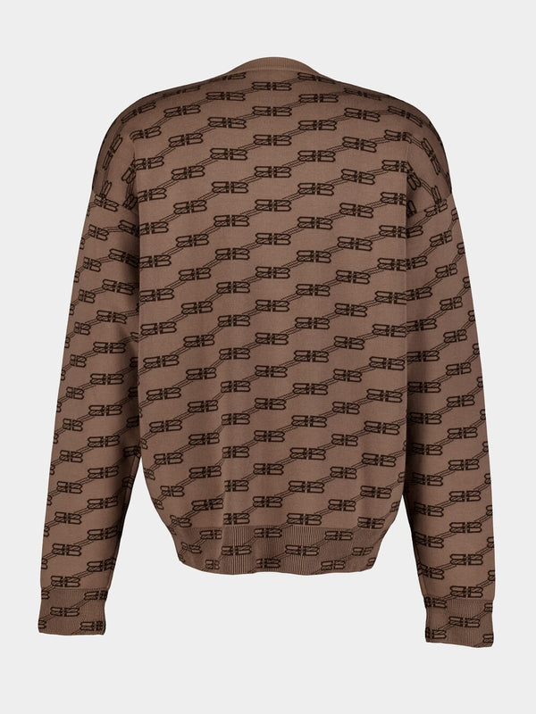 BB Icon Patterned Knit Jumper