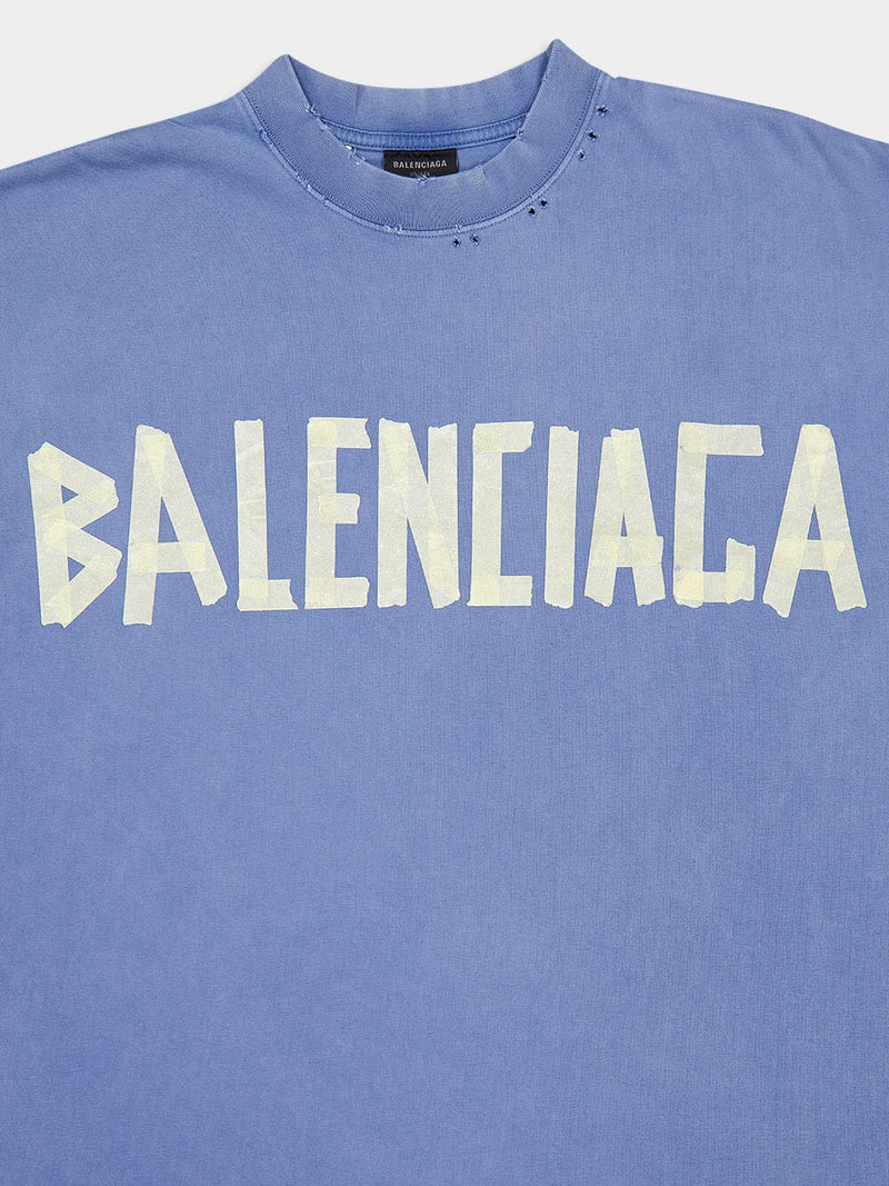 Vintage Logo Blue Jersey T-Shirt