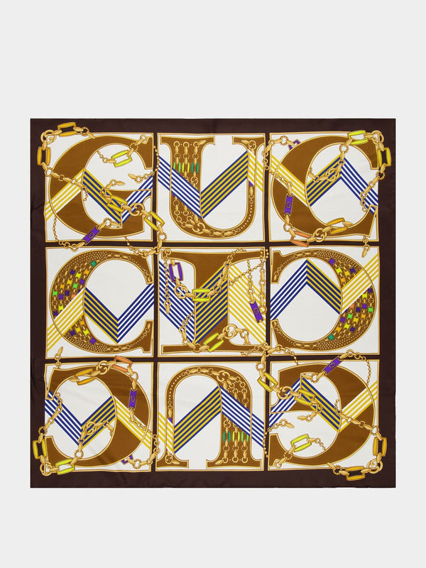 Print Silk Scarf
