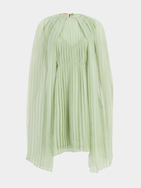 Silk Pleated Dress