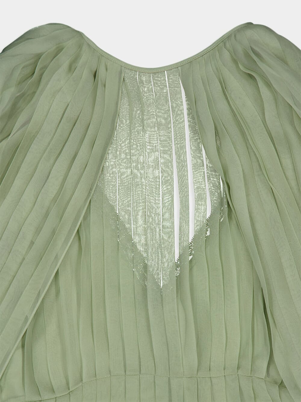 Silk Pleated Dress