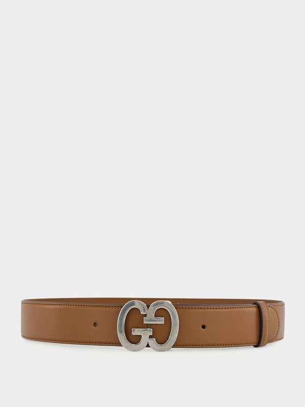 GG Buckle Wide Belt