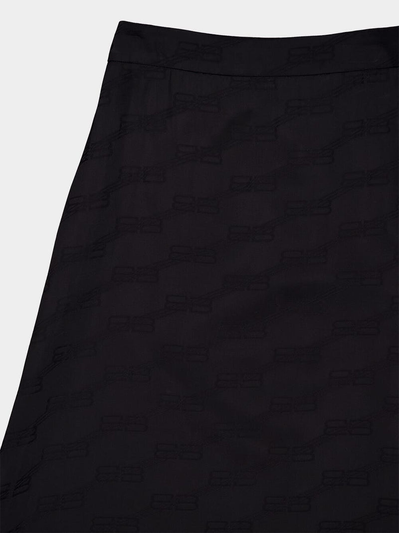 BB Monogram A-Line Skirt