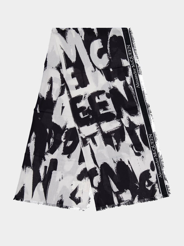 Graffiti Printed Scarf
