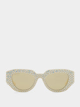 Geometric-Frame Sunglasses