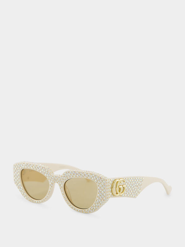 Geometric-Frame Sunglasses