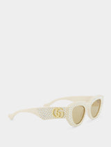 Geometric-Frame Sunglasses