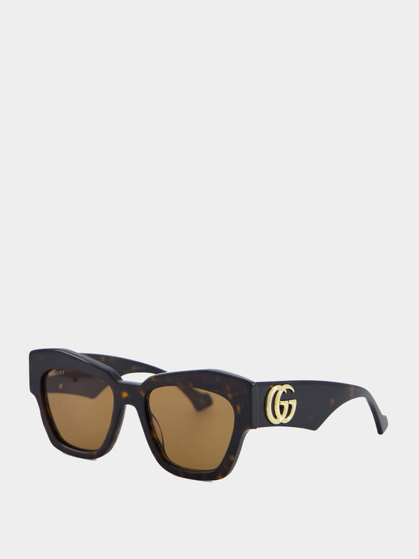 Double G Cat-Eye Sunglasses