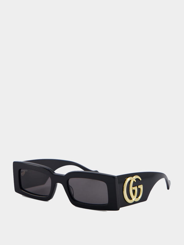 Double G Rectangle-Frame Sunglasses