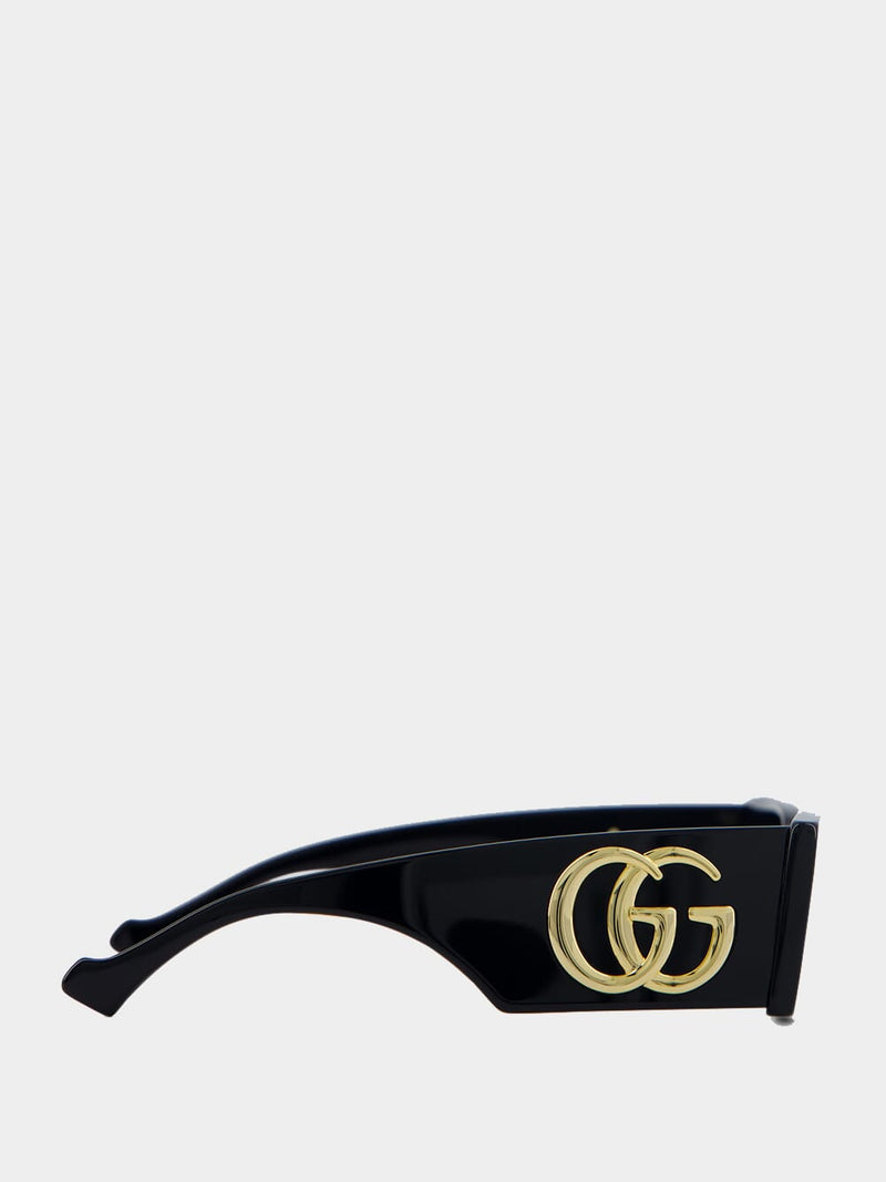 Double G Rectangle-Frame Sunglasses