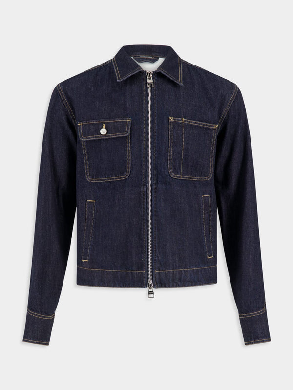 Zipped Denim Jacket