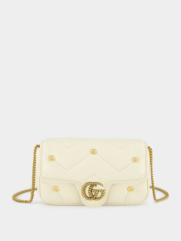 Ivory GG Marmont Mini Bag Set