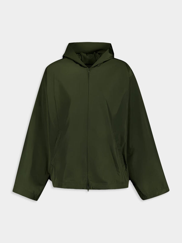 Olive Zip-Up Jacket