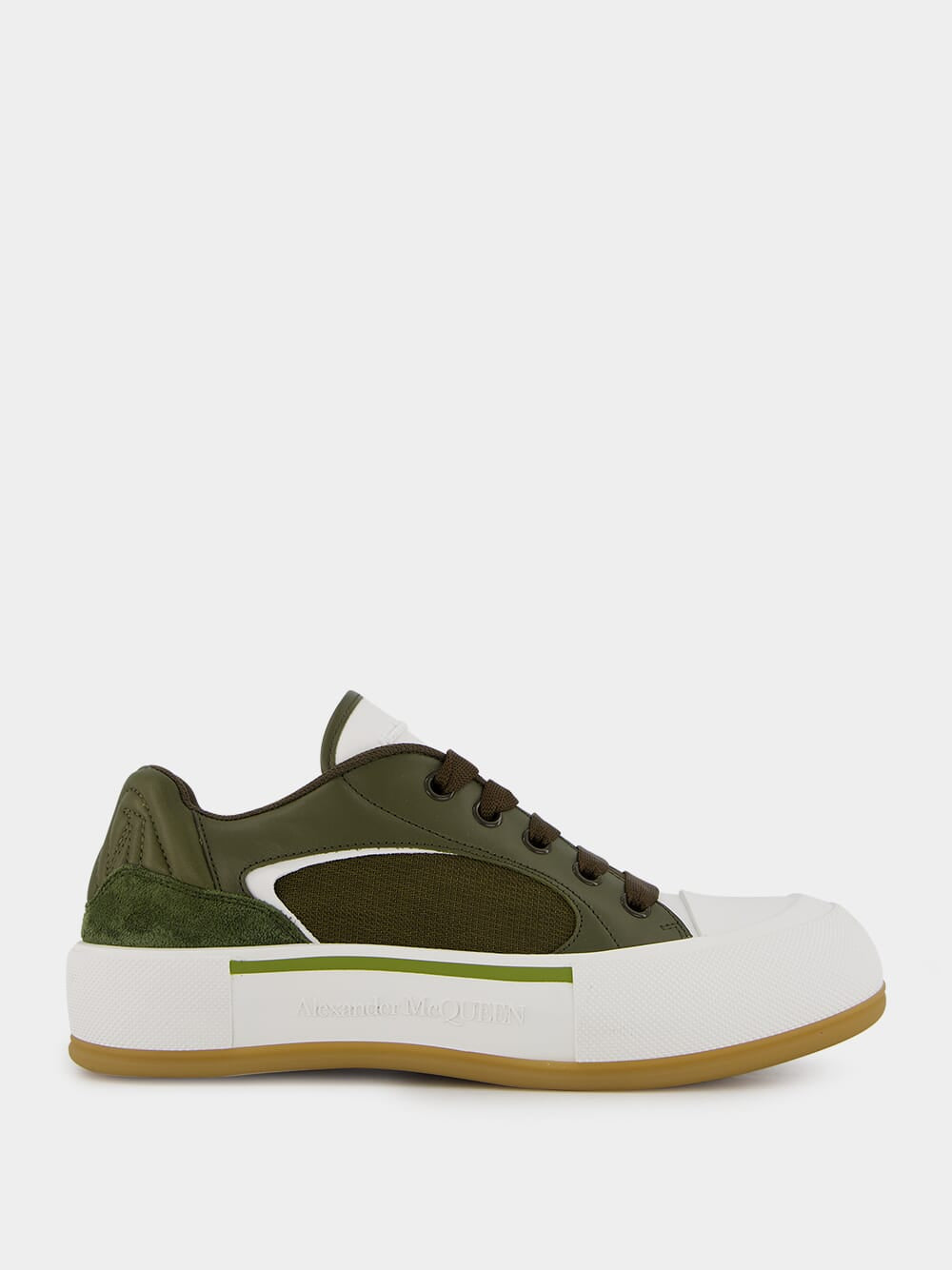 Alexander mcqueen green sneakers 2025