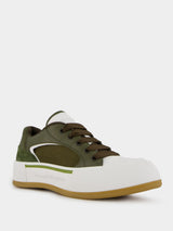 Skate Deck Plimsoll Green Sneakers