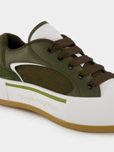 Skate Deck Plimsoll Green Sneakers