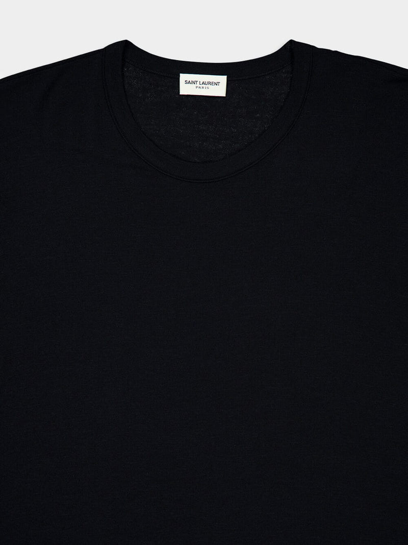 Black C-Neck T-Shirt