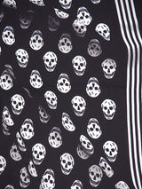Skull Print Silk Scarf