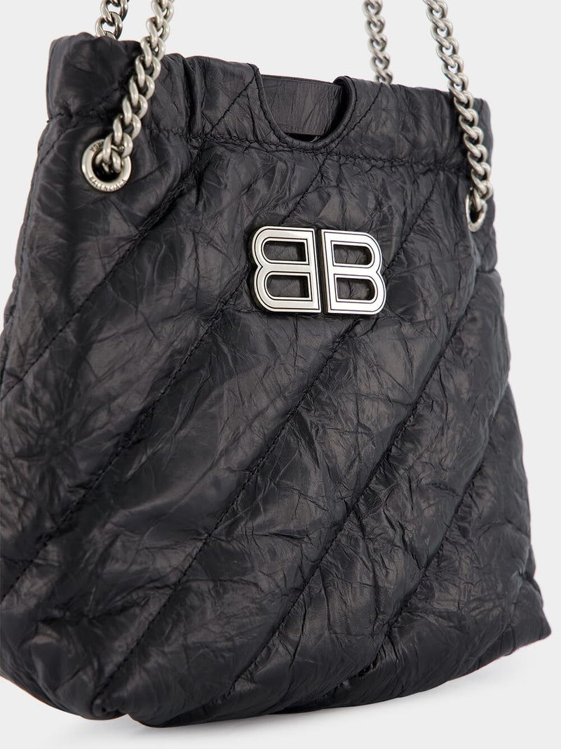 Crush XS Black Tote Bag