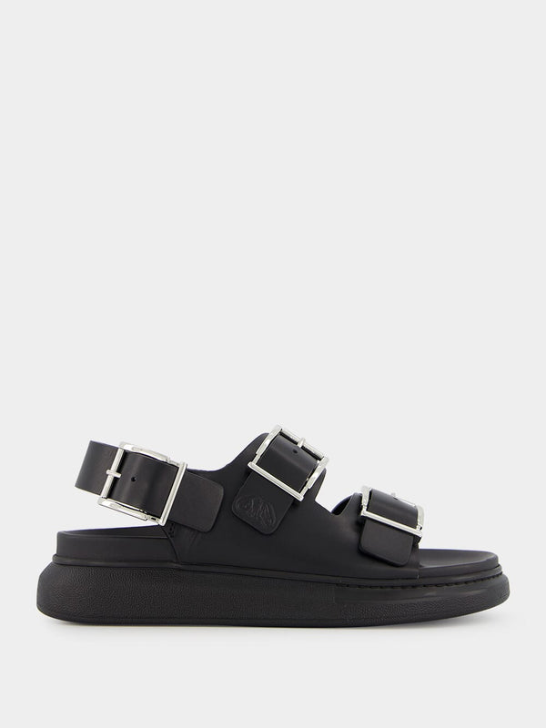 Leather Double-Strap Sandals