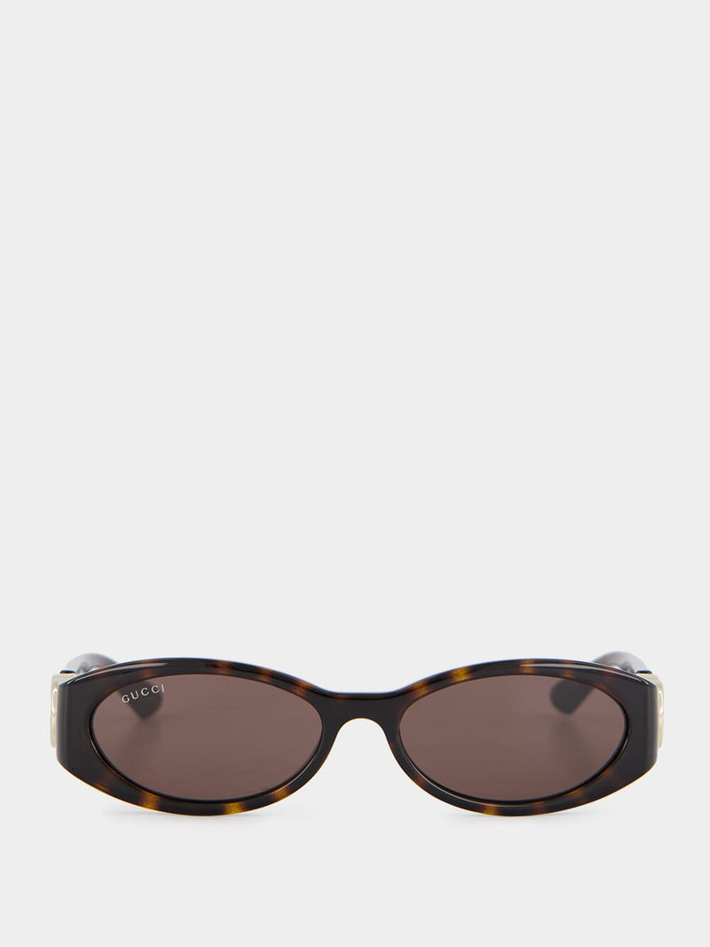 Tortoiseshell Round Sunglasses