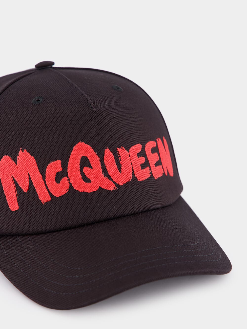 Alexander McQueen Grafitti Print Cap Navy